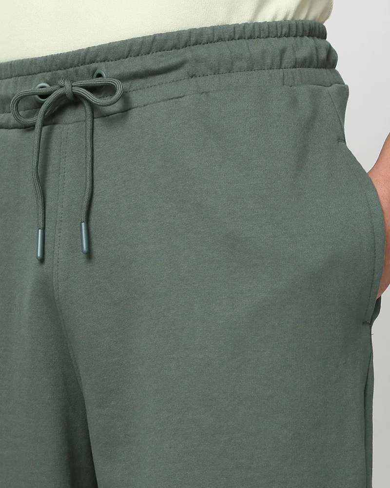 bewakoof  Men's Grey Oversized Shorts  | Best Price UAE